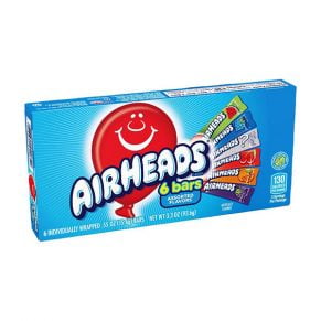 Airheads 6 Bars Theatre Box 6 Assorted Flavours 93g