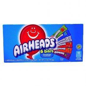 Airheads 6 Candy Bars Theatre Box Assorted Flavours 93g