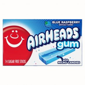 Airheads Blue Raspberry 14 Sugar Free Stick