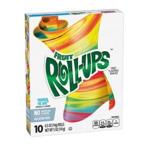 Betty Crocker Fruit Roll-ups Tropical Tie-Dye 141g