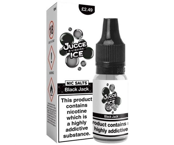 Black Jack 10ml Jucce Ice E-Liquid Vape Juice