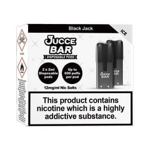 Black Jack Jucce Bar Disposable Pod 12mg Nic Salt 2ml E-Liquid