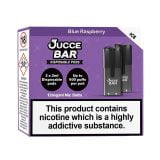 Blue Raspberry Jucce Bar Disposable Pod 12mg Nic Salt 2ml E-Liquid