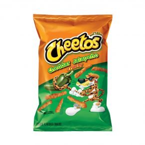 Cheetos Crunchy Cheddar Jalapeño Cheese Flavoured Snacks 226g Big Sharing Bag