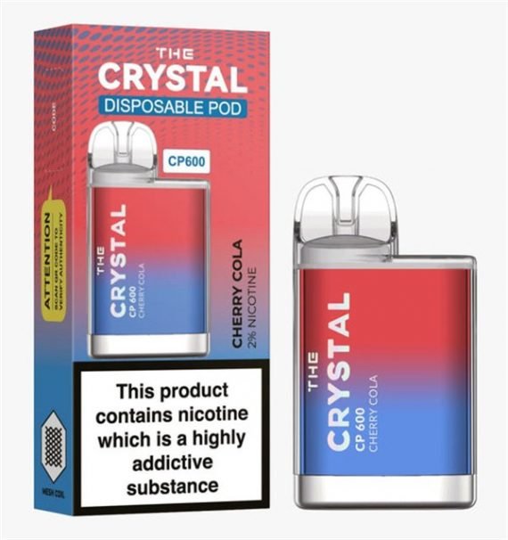 Cherry Cola The Crystal CP600 Disposable Vape Puff Pod