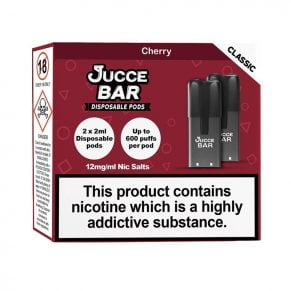 Cherry Jucce Bar Disposable Pod 12mg Nic Salt 2ml E-Liquid