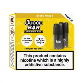 Exotic Mango Jucce Bar Disposable Pod 12mg Nic Salt 2ml E-Liquid