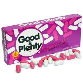 GOOD & PLENTY LICORICE CANDY BOX 170G