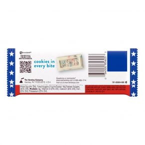 Hershey's Cookies 'n' Cream Red White & Blue Bar 43g Backside Nutritional Information