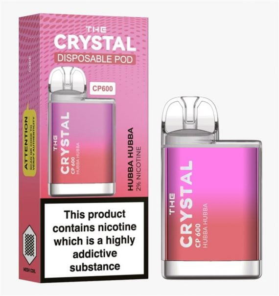 Hubba Hubba The Crystal CP600 Disposable Vape Puff Pod