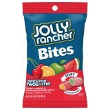 Jolly Rancher Bites Awesome Twosome Cherry-Orange and Watermelon-Green Apple 184g Bag