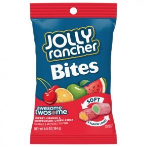 Jolly Rancher Bites Awesome Twosome Cherry-Orange and Watermelon-Green Apple 184g Bag