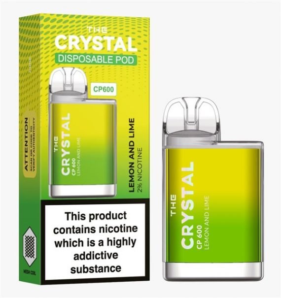 Lemon and Lime The Crystal CP600 Disposable Vape Puff Pod