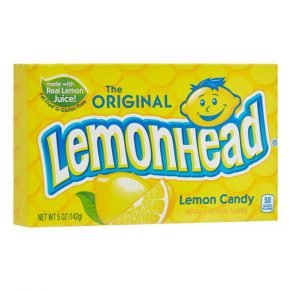 Lemonhead Original Lemon Candy Theatre Box 142g