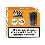 Mango Sours Jucce Bar Disposable Pod 12mg Nic Salt 2ml E-Liquid