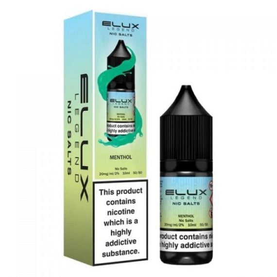 Menthol Elux Legend Nic Salts 10ml E-Liquid