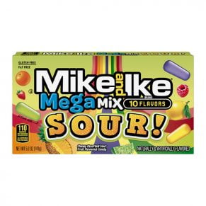 Mike & Ike Sour Mega Mix Candy Theatre Box 141g