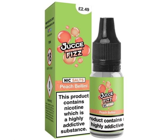 Peach Bellini 10ml Jucce Fizz E-Liquid Vape Juice