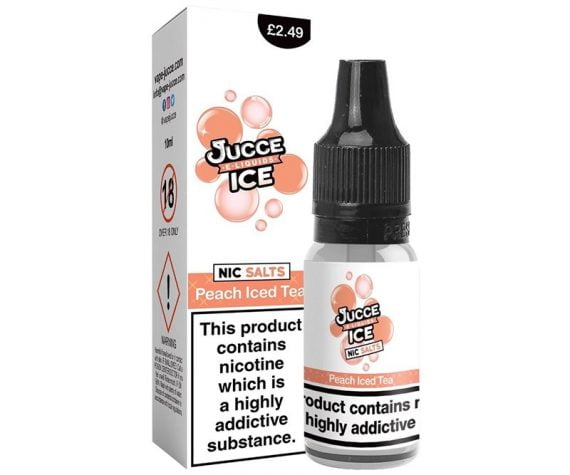 Peach Iced Tea 10ml Jucce Ice E-Liquid Vape Juice