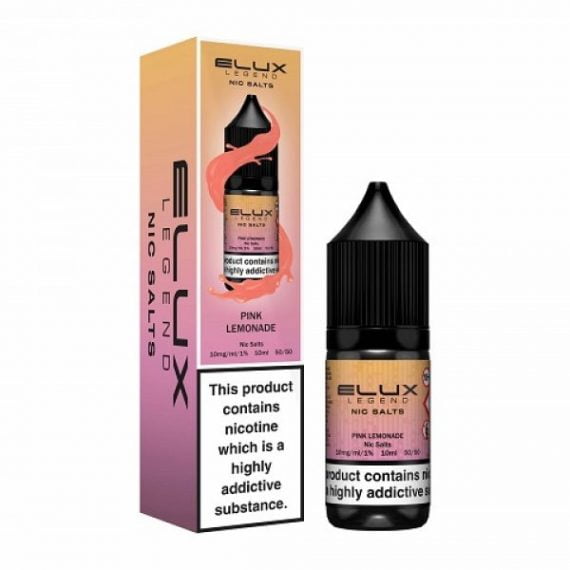 Pink Lemonade Elux Legend Nic Salts 10ml E-Liquid