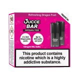 Refreshing Dragon Fruit Jucce Bar Disposable Pod 12mg Nic Salt 2ml E-Liquid