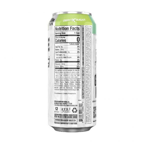 Ryse Fuel Baja Cooler Twisted Lime Energy Drink 473ml