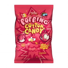 Soho Popping Cotton Candy Strawberry Flavor 75g