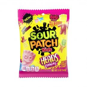 Sour Patch Big Kids Heads Soft Chewy Candy Sweets 141g