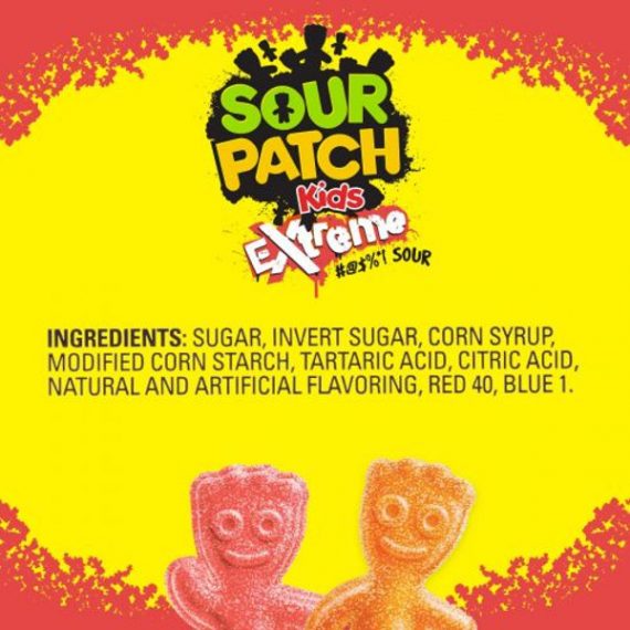 Sour Patch Kids Extreme Sour Candy 113g Ingredients