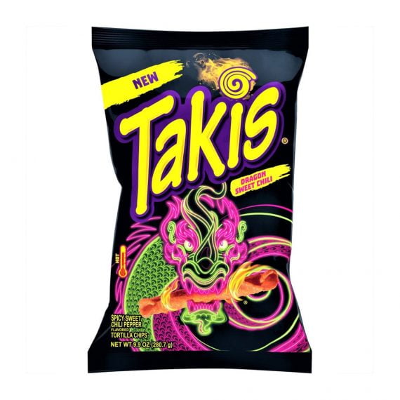 Takis Dragon Piquant Du Sweet Chilli Chips 280g XL Share Bag