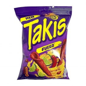 Takis Fuego Extreme Chill and Lime Flavoured Corn Chips Snack 180g