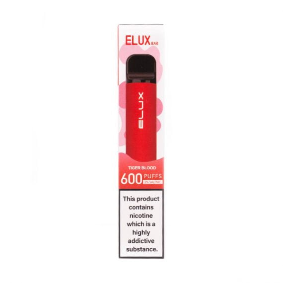 Tiger Blood Elux Bar 600 Disposable Kit