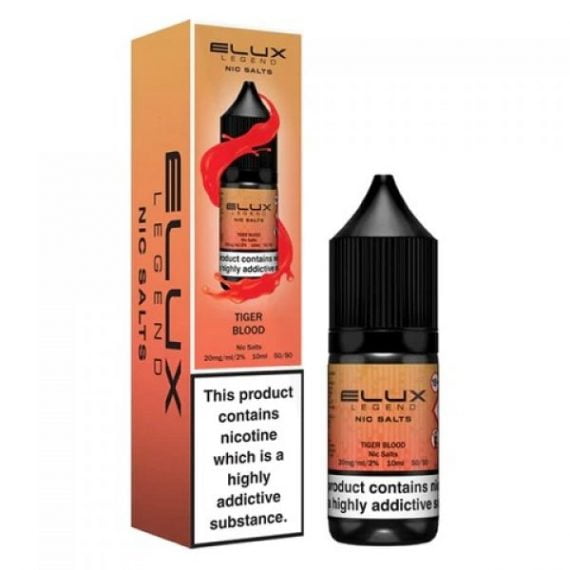 Tiger Blood Elux Legend Nic Salts 10ml E-Liquid