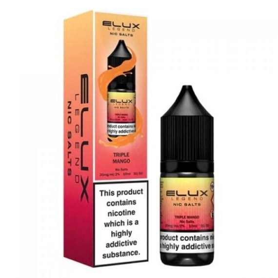 Triple mango Elux Legend Nic Salts 10ml E-Liquid