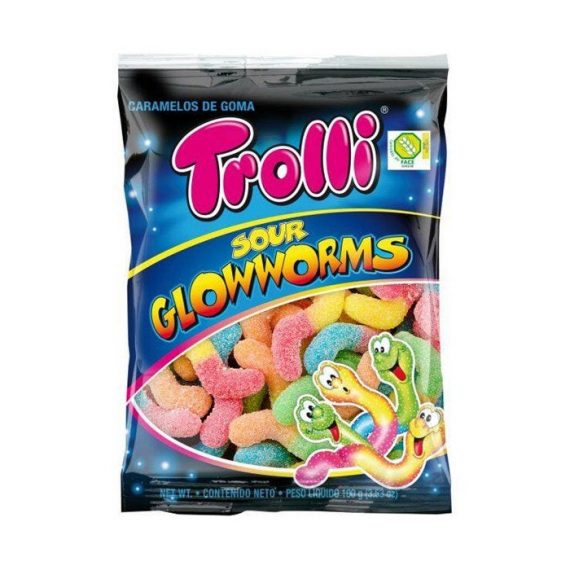 Trolli Sour Glowworms 200g