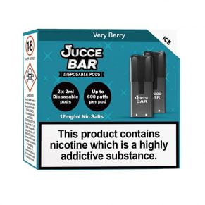 Very Berry Jucce Bar Disposable Pod 12mg Nic Salt 2ml E-Liquid