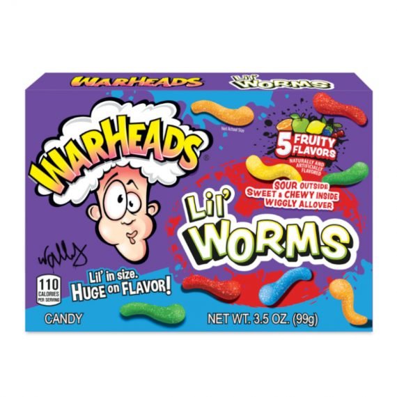 Warheads Lil Worms Theater Box (99g)