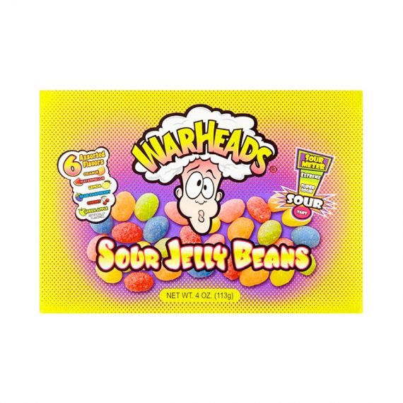 Warheads Sour Jelly Beans Theater Box 113g