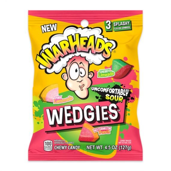 Warheads Wedgies Fruity Chewy Candy 127g