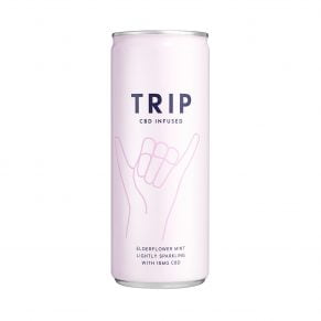 Trip Elderflower Mint 15MG CBD Drink Infused Can 250ml